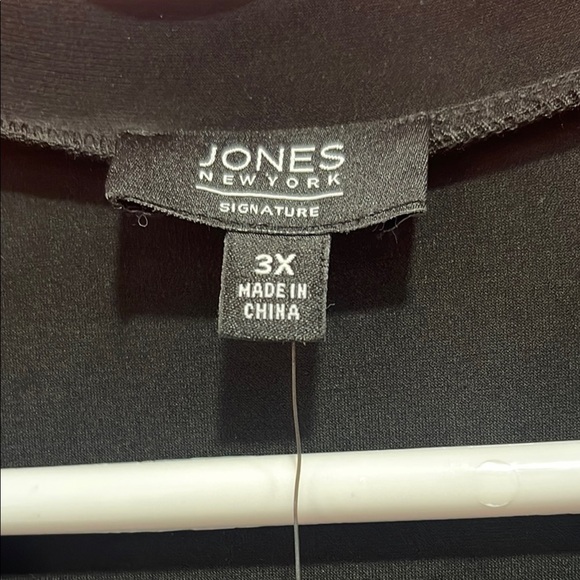 NEW Jones New York Black Boxy Muscle Tee - Picture 2 of 9